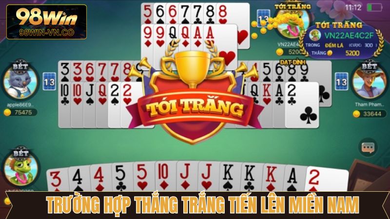 Trường hợp ăn trắng khi tham gia tiến lên